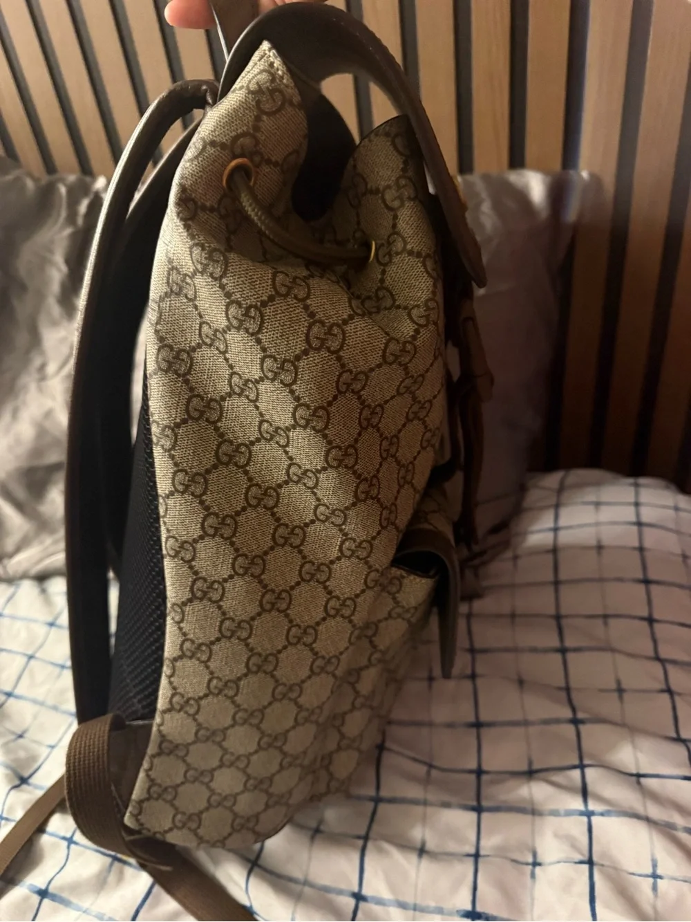 Gucci backpack beige